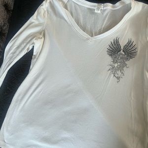 White long sleeve shirt